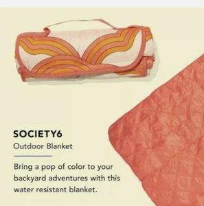 Society 6 Travel Picnic blanket